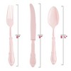 Smarty Had A Party Pink Baroque Plastic Cutlery Set - 480 Sets - 2 of 4