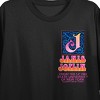 Janis Joplin Vibrant Poster Art Women's Black Double-Sided Crop Tee - 3 of 4