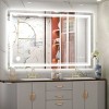 LED Bathroom Mirror Rectangle Mirror With Light Toilet Mirror With Adjustable LED Color Temperatures,Anti-Fog,Wall Mounted Mirror-The Pop Home - 2 of 4