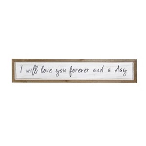 VIP Wood 32 in. White Forever and a Day Sign - 1 of 4