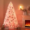 Yaheetech 4.5Ft/6Ft/7.5Ft/9Ft/12Ft Pre-lit Spruce Artificial Christmas Tree with 150 Incandescent Warm White Lights - 2 of 4