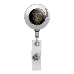 Supernatural The Winchester Bros Metal Chrome Badge ID Card Holder Clip - 1 of 3