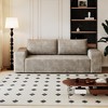 63" Corduroy Loveseat Sofa with Deep Seat Design, Comfy Sofa for Living Room or Bedroom, No Assembly Sofa for Apartment or Office-Koiai - 2 of 4