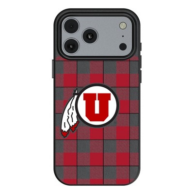 NCAA Big 12 Universities Plaid MagSafe Compatible Cell Phone Case for Apple iPhone 17 Series
