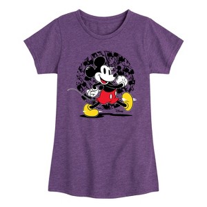 Girls' - Disney - Mickey & Friends Fitted Short Sleeve Graphic T-Shirt - 1 of 4