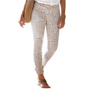 Women's Skinny Leg Cropped Pants - LASCANA - 1 of 4