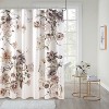 LunaLulinlk Printed Cotton Shower Curtain - 2 of 4