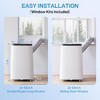 14,000 BTU Portable Air Conditioner – Efficient 4-in-1 Cooling for Rooms up to 750 Sq.Ft. with Window Vent Kit, Remote & Space-Saving Design - 3 of 4