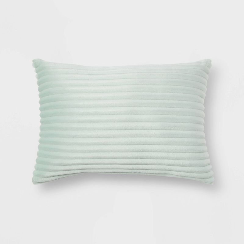 Oblong Cut Plush Decorative Throw Pillow - Room Essentials™, 1 of 12