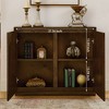 Airsurfer Modern Storage Cabinet, Buffet Cabinet with Storage, Narrow Side Cabinet for Living Room Entryway Hallway Kitchen, Coffee Bar - 3 of 4
