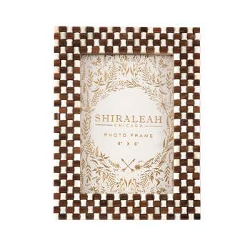Shiraleah Roma Check 4" X 6" Picture Frame