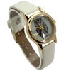 Olivia Pratt Owl Drawing Face Faux Leather Band Women Watch - 3 of 4