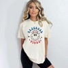 Simply Sage Market Women's Smiley Face Baseball Vibes Short Sleeve Garment Dyed Tee - 2 of 2