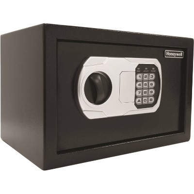 Honeywell .51 Cu Ft Steel Security Safe Digital Lock: Bolt-Down Capable, Dual Electronic & Key Lock, Black