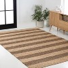 JONATHAN Y Jayden Rustic Farmhouse Woven Jute Stripe Indoor Area Rug - 4 of 4