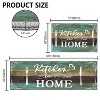 Boho Kitchen Rug Sets 2 Pieces, Washable Kitchen Mats for Floor, Non Slip Soft Kitchen Area Rug Floor Mat for Kitchen, Laundry Room and Hallway - 4 of 4