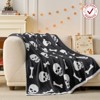 Snuggle Sac Ultra-Soft Halloween Throw Blanket, Seasonal Decorative Blanket 50*60" - 2 of 4
