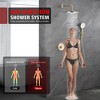 SUMERAIN High Pressure  Shower Faucet Set, 3 Spray Settings Luxurious Shower System , Brushed Gold - 2 of 4