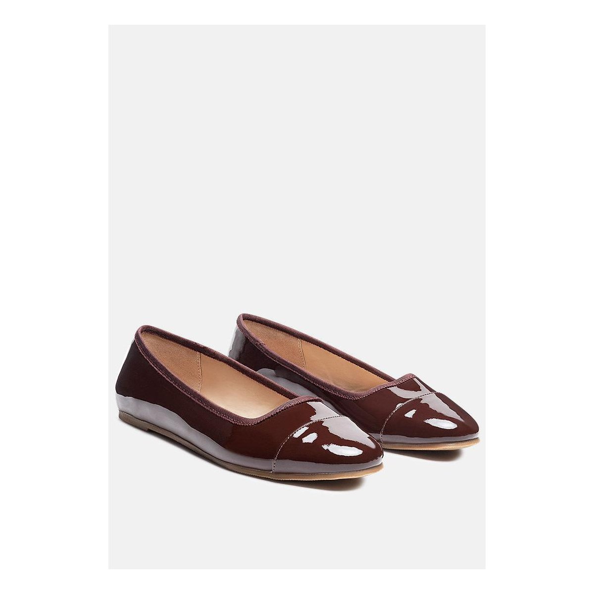 Обувь London Rag Womens Camella Round Toe Ballerina Flat Shoes 9 — фото 2