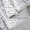 Acekool Washable Area Rug 5x7, Vintage Low Pile Non Slip Distressed Living Room Bedroom Carpet, Soft Large Indoor Floor Mat, Gray - 4 of 4