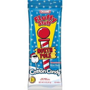 Charms Fluffy Stuff Christmas North Pole Cotton Candy - 2oz - 1 of 3