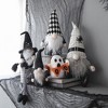 Whisen Fabric Standing Gnome W/Orange Banner & Spring Body, Halloween Decoration - 2 of 4