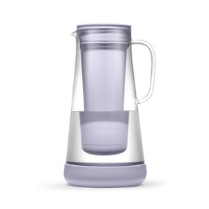 LifeStraw Home Water Filter Pitcher 7 Cup + Silicone Base Glass - 1 of 4
