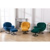 TOAOTBNBO Upholstered Lazy Bedroom Chair with Ottoman, Oversized Lounge Chair for Adults Single Sofa Sleeping Accent Chair with Footrest - 4 of 4