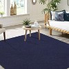Large Modern Area Rug - Machine Washable Non-Shedding Kitchen Rug with Non-Slip Backing, Accent Carpet for Living Room & High-Traffic Areas Blue - 2 of 4