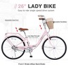 VASIP 26" Women's Single-Speed Folding Bike,  Easy Commuting and Storage - 3 of 4