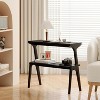 Lantine 2-Tier Solid Wood End Table, Side Table with Storage Shelf, Slim Bedside Table for Sofa, Living Room, Bedroom, Easy Assembly - 4 of 4