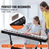 VEVOR 88 Key Digital Piano Keyboard, Semi Weighted Keys, Full Size Electric Portable Keyboard Piano Set,Black - 3 of 4