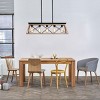 31"H Farmhouse 5-Lights Vintage Metal Pendant Light, Adjustable Metal Cage Chandeliers,Ceiling Lights Light Fixtures -The Pop Home - 2 of 4