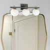 Dainolite Vivaldi 3 - Light Vanity in  Matte Black/Aged Brass - 3 of 4