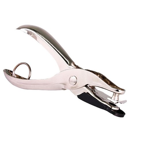 Hole Punch Single One - Metal Hand Held Paper Puncher