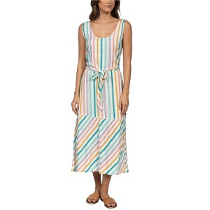 Hurley Womens Monroe High Slit Maxi Blouson Dress - 1 of 2