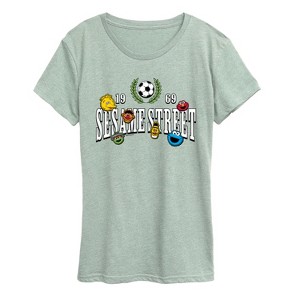 Women's - Sesame Street - Ss Soccer Jersey Short Sleeve Graphic T-Shirt - 1 of 3