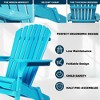 CAVINAS 2-Piece Premium Hemlock Wood Outdoor Folding  Adirondack Chair, Garden Outdoor Chair, Portable Chairs for Adults, Outdoor Folding Chairs - 2 of 4