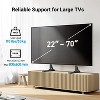 PERLESMITH Tabletop TV Stand for 32-70" LCD/LED TVs, Sturdy Design for Home or Office Use - 4 of 4