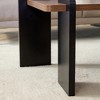 Elevate Your Space with Vynxaria's Walnut-Colored MDF Coffee Table: A Perfect Blend of Modern Minimalism and Functionality - 4 of 4