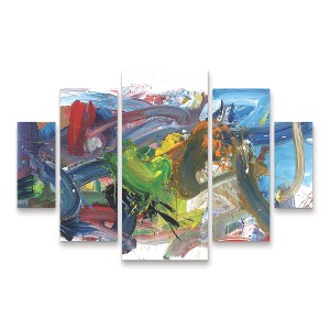 Trademark Fine Art Fong Fai Harmony Of Nature 5 Piece Panel Set Art - 1 of 3