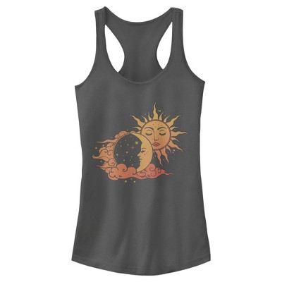 Juniors Womens Lost Gods Golden Hour Racerback Tank Top : Target