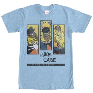 Men's Marvel Heroes for Hire Luke Cage Panels T-Shirt - 1 of 3