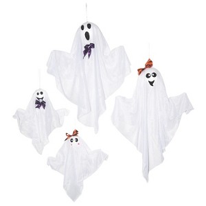 Sunstar Ghost Family Hanging Halloween Decorations - 17.5 in x 10 in - White - 1 of 1