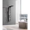 BWE 4-Jet Rainfall Shower Panel System with Rainfall Shower Head and Shower Wand - 2 of 4