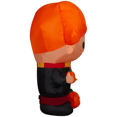 Ron Weasley Halloween Inflatable with Jack O Lanterns