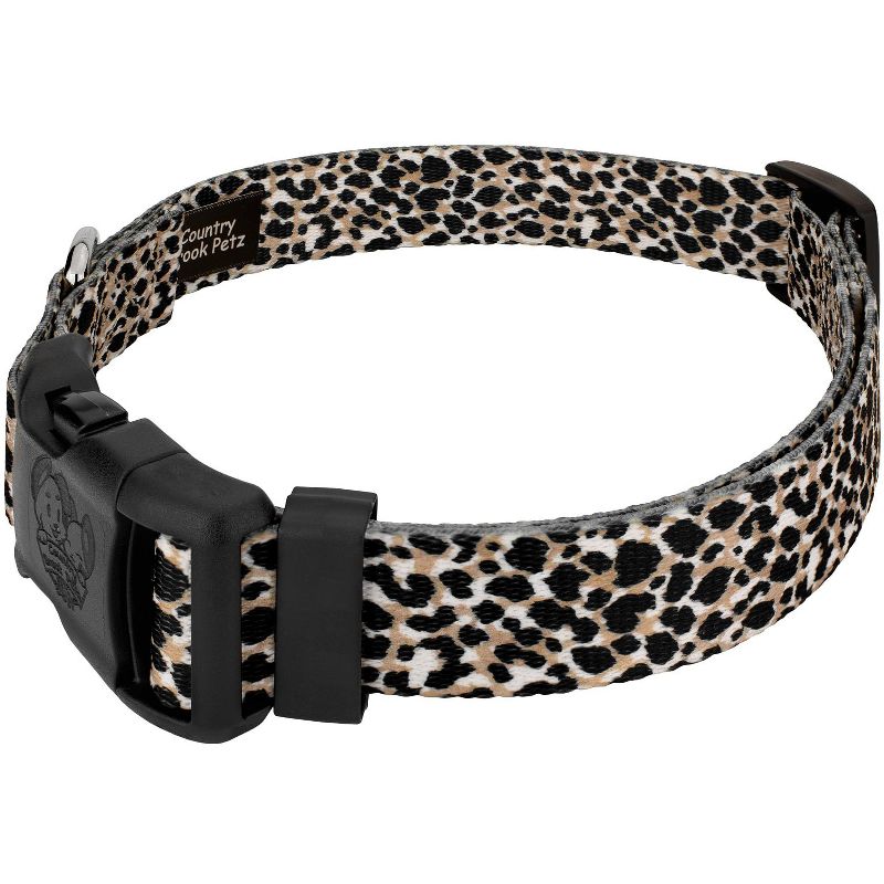 Country Brook Petz Deluxe Cheetah Dog Collar - Made in the U.S.A, 3 of 6