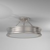 Minka Lavery Harbour Point 19" 3-Light Brushed Nickel Ceiling Light - 3 of 3