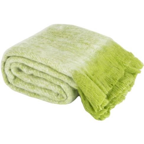 Green throw blanket discount target