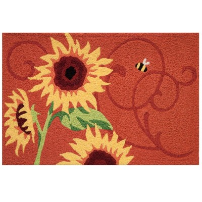 Jellybean Sunflower Solstice Doormat – Bright, Welcoming, and Perfect for Every Season, 20"X30"